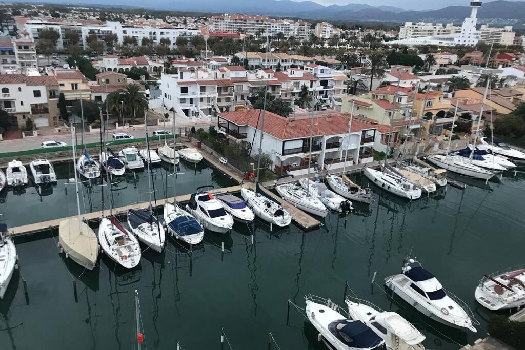 Lux Apt 1Er Ligne Mer!Grande Terrasse Vue Superbe! Empuriabrava Dış mekan fotoğraf
